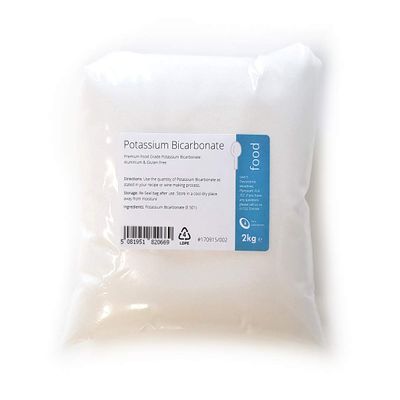 Potassium Bicarbonate 2kg - Food Grade Granules - E501-99.9% Pure