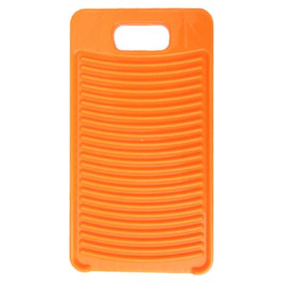 MZD Plastic Mini Washboard Washing Board for Kids Shirts Clean Laundry Lime (Orange)