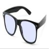 4sold Reading Glasses +1.00 +1.5 +2.00 +2.5 +3.5 +4.00 Blue Light Blocking Glasses, Anti Glare Fatigue Blocking Headaches Eye Strain, Safety Glasses for Computer/Phone, Transparent Lens (Black, +3.00) view 1