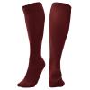 CHAMPRO Pro Socks, Dozen, Adult Medium, Maroon view 1
