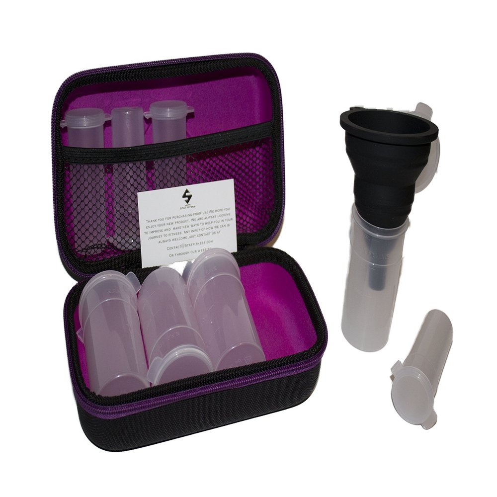 STAT Fitness Powdered Supplement Case (Purple)