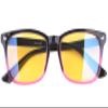 Agstum Blue Light Filter UV Blocking Protective Gaming Computer Glasses Anti-glare Anti-fatigue For Computer/PC Game/TV/Cell Phone (Purple, Yellow) view 1