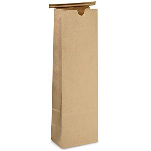 Aquapapa Compostable Natural Kraft Tin Tie Bags, Pack Of 25 (Small 8 Oz)