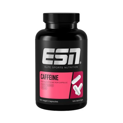 ESN Caffeine Caps, 120 Capsules, 200 mg Caffeine per Daily Serving, high-dose, Vegan Made in Germany