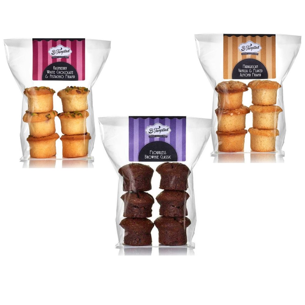 B-Tempted Mini Cakes Small Multi Pack (3 Bags), Gluten Free