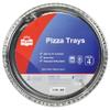 16 Pack 12" 29.5cm Aluminium Foil Pizza Dish Tray Disposable Oven Bake Cook Round view 1