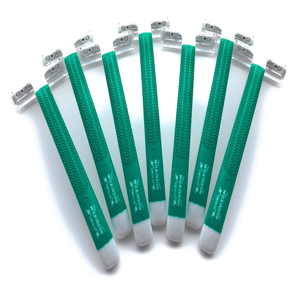 Wilkinson Sword Extra 2 Sensitive Razors x5 - Green, Classic Plastic Cartridge Razor for Men with Sensitive Skin