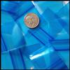 200 - 1.25" x 1.25" Clear 2 mil Plastic Ziplock Baggies Blue Tone view 1
