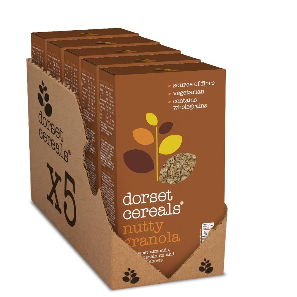 Dorset Cereals Nutty Granola, 500 g, Pack of 5