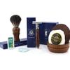 4 Pcs Wooden Shaving Set with De Safety Razor,Badger Hair Brush view 1