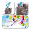 ButtonChocs Birthday Chocolate Train - Birthday Balloons. Belgian Milk Chocolate Birthday Gift. view 2