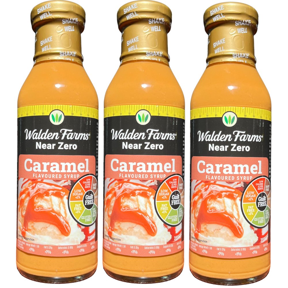 Walden Farms Near Zero Caramel Flavoured Syrup 355ml (3 pack)