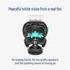 SNOOZ Smart White Noise Machine - Real Fan Inside for Non-Looping White Noise Sounds - App-Based Remote Control, Sleep Timer, and Night Light - Cloud view 3