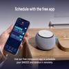 SNOOZ Smart White Noise Machine - Real Fan Inside for Non-Looping White Noise Sounds - App-Based Remote Control, Sleep Timer, and Night Light - Cloud view 4