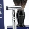 2 Pcs Men's Shaving Set.Comes with Black Badger Shaving Brush & De Safety Razor(Blades Not Included) view 3