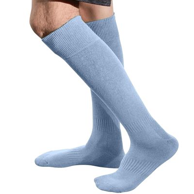 Couver Unisex Knee High Sports Athletic Baseball Softball Socks (Small, Carolina Blue)