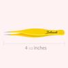 Bellesante 2 PCS Precision Surgical Grade Tweezers - Best Stainless Steel Sharp Tweezers for Ingrown Hair Extraction, Precise Eyebrow, Facial and Body Hair Grooming, Splinter, Tick - Needle Nose view 4