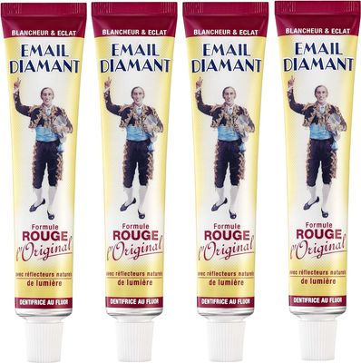 Email Diamant email diamant Toothpaste Formula red The Original 75 ml - Set of 4