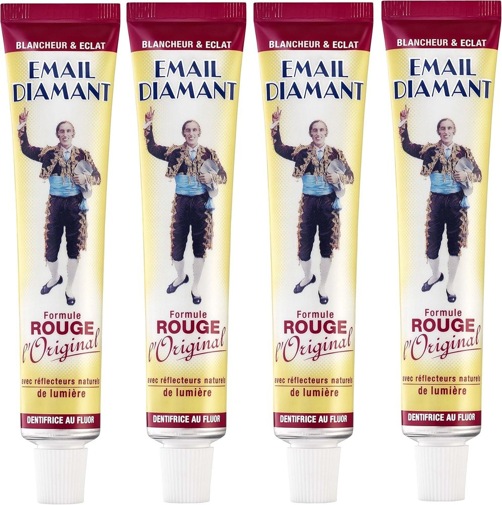 Email Diamant email diamant Toothpaste Formula red The Original 75 ml - Set of 4