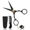 Charlemagne Stainless Steel Beard & Moustache Scissors - Ambidextrous German Precision Beard Scissors - Effortless Moustache Trimmer - Convenient Nose Hair Trimmer for Men view 1