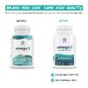 Omvits Vegan Omega 3 DHA from Algae Oil 1000mg - 60 Softgel Capsules with Vitamin E - Sustainable Algal Alternative to Fish Oil - Vegetarian Essential Fatty Acids - Supports Heart, Brain & Eyes view 3