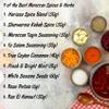 Nature Kitchen Moroccan Gourmet Spice Seasoning Selection Mix Gift Set. 9X Gluten-Free Herbs and Spices for Cooking Recipes, Curry, Roasting, Marinades. Including Harissa, Sharwarma, Tagine, Mint view 3