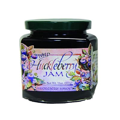 Huckleberry Haven W1101 Wild Huckleberry Jam, 11 ounces