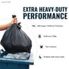100 x Extra Heavy-Duty Black Compactor Sacks | 40 Micron Super-Strong Refuse Bags | For Industrial Compactors & Heavy Commercial Waste (Jet) view 4
