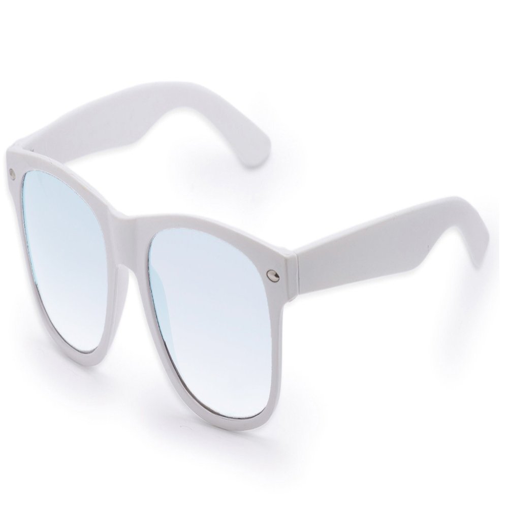 4sold Reading Glasses +1.00 +1.5 +2.00 +2.5 +3.5 +4.00 Blue Light Blocking Glasses, Anti Glare Fatigue Blocking Headaches Eye Strain, Safety Glasses for Computer/Phone, Transparent Lens (White, 2.50)