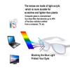 4sold Reading Glasses +1.00 +1.5 +2.00 +2.5 +3.5 +4.00 Blue Light Blocking Glasses, Anti Glare Fatigue Blocking Headaches Eye Strain, Safety Glasses for Computer/Phone, Transparent Lens (White, 2.50) view 2