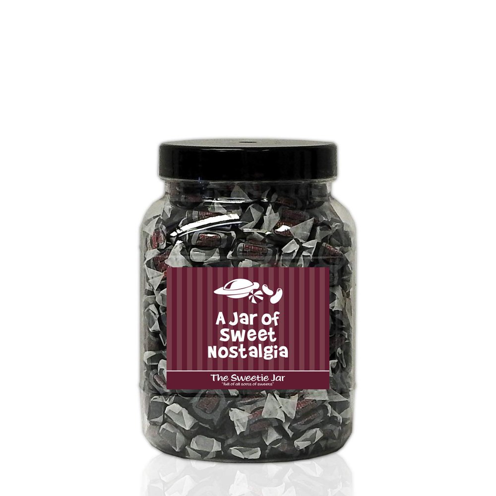 Black Jack Chews 1.5kg Sweet Jar  A Personalised Gift Jar Filled with Your Favourite Retro Sweets! - A Jar of Sweet Nostalgia