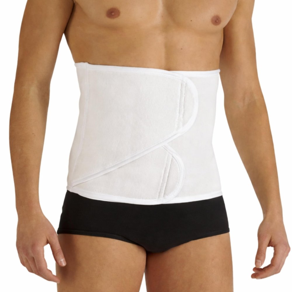 PAVIS Universal Abdominal Binder Medically Approved | Unisex One-Size Support Belt | Premium Italian Fabric | Double-Band Closure | NHS Supplied for Post-Surgery & Hernia Care