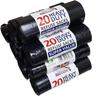 200 Medium Duty Black Refuse Sacks Rubbish Bags Bin Liners Large view 1