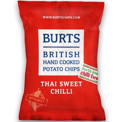 Burts Thai Chilli Crisps Gluten Free - 20x40g