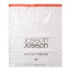 Joseph Joseph IW4 Bin Liners with Tie Tape Drawstring Handles- 50 Litres, Pack of 20- Transparent view 2
