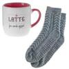 Aroma Home Mug and Cable Knit Sock Gift Set view 2
