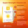 Healthspan Super Strength Vitamin D3 | Immune Health | Bone, Teeth & Muscle Health | Contains 1,000iu of Natural Source Vitamin D3 in Each Tablet | Vegetarian (240 Tablets) view 3