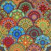 20 x Napkins, Gothic Pattern, Ornamental Symbols, 33 x 33 cm view 1