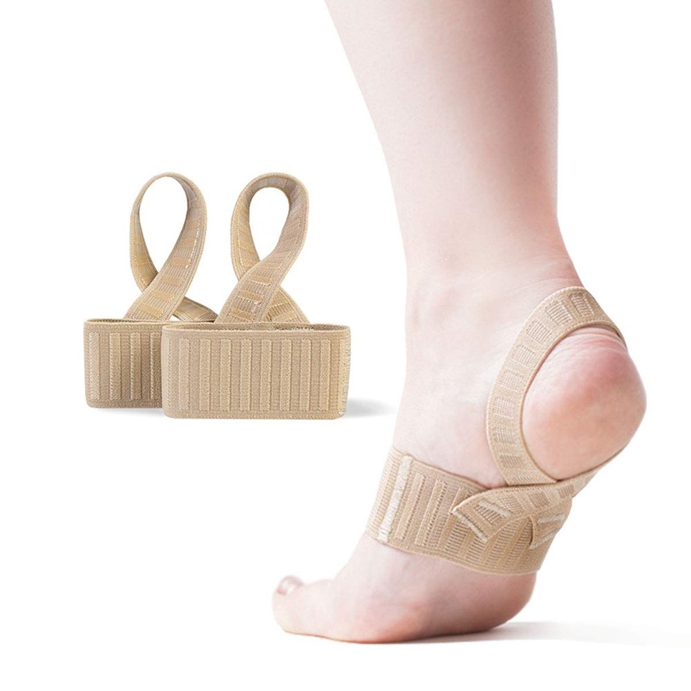 The Original X Brace - Arch Support Brace and Compression for Sever's Disease, Plantar Fasciitis, Flat Feet, Fallen Arches, Over-Pronation and Heel Pain