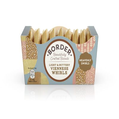 Border Biscuits Light & Buttery Viennese Whirls - Case pack 150g x 6