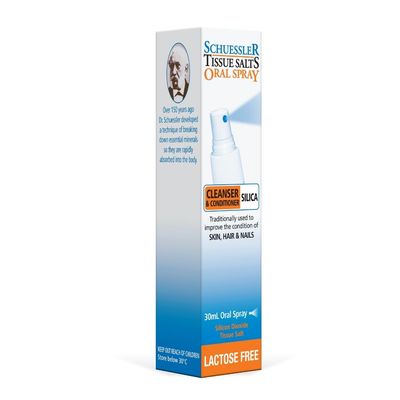 Schuessler Tissue Salts 30ML Spray - Silica, No. 12 | Lactose-Free