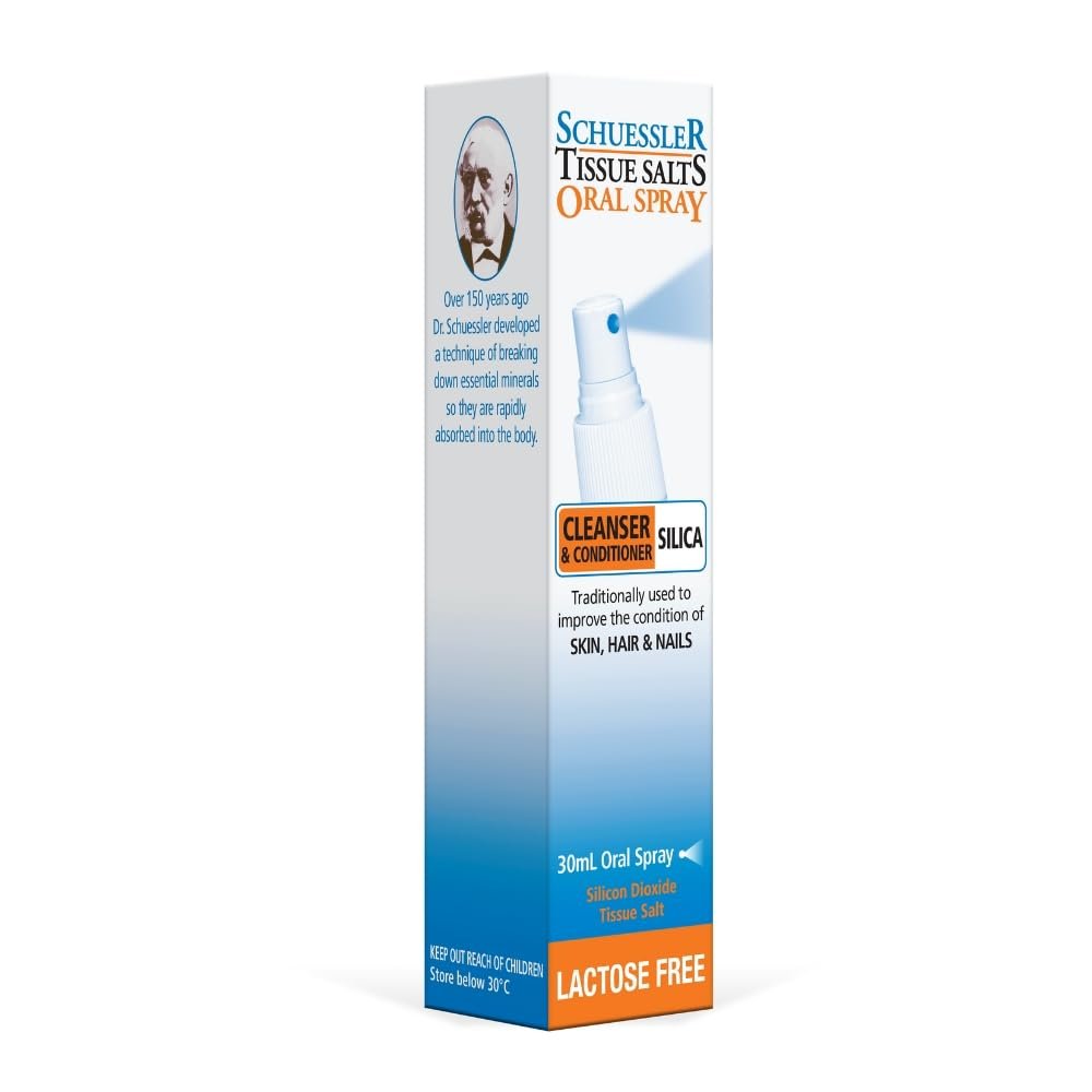 Schuessler Tissue Salts 30ML Spray - Silica, No. 12 | Lactose-Free