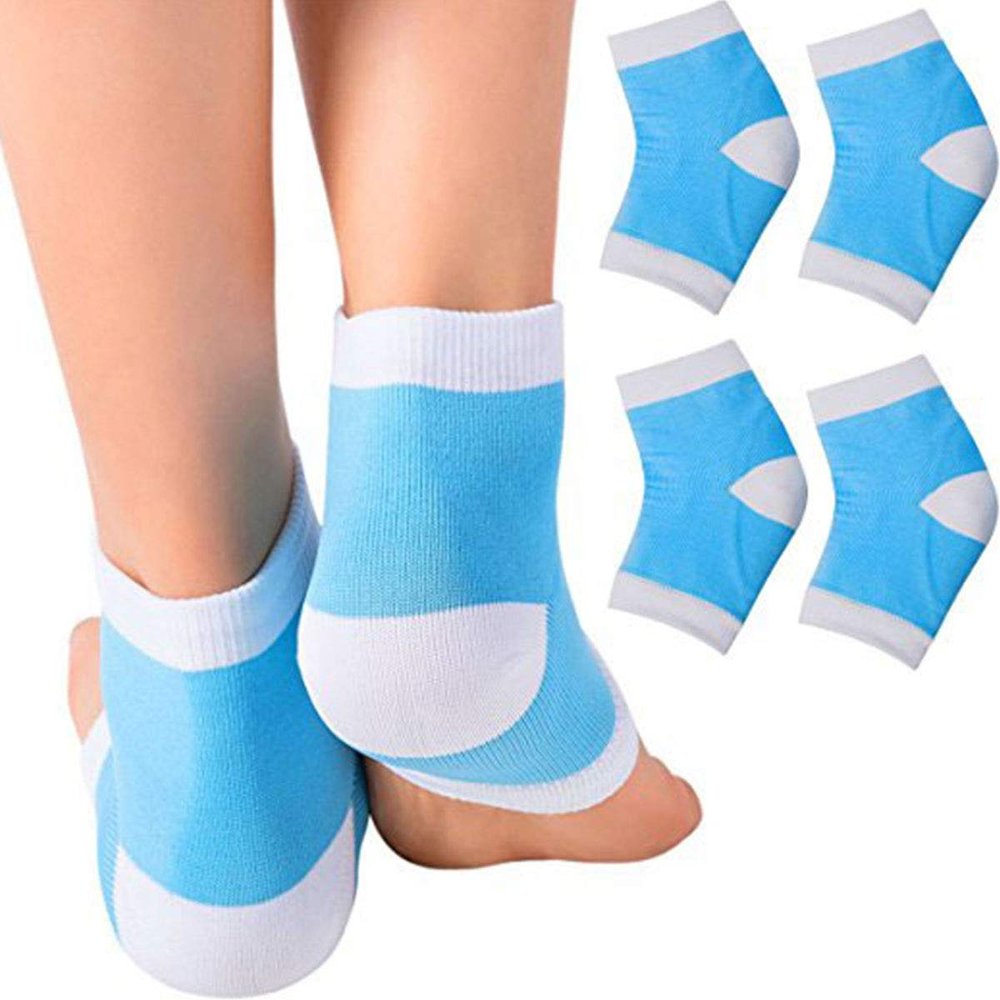 4PCS of Plantar Fasciitis Socks by PEDIMEND - Foot Care Compression Sock Sleeve with Arch & Ankle Support - Reduce Pressure and Friction Foot Care