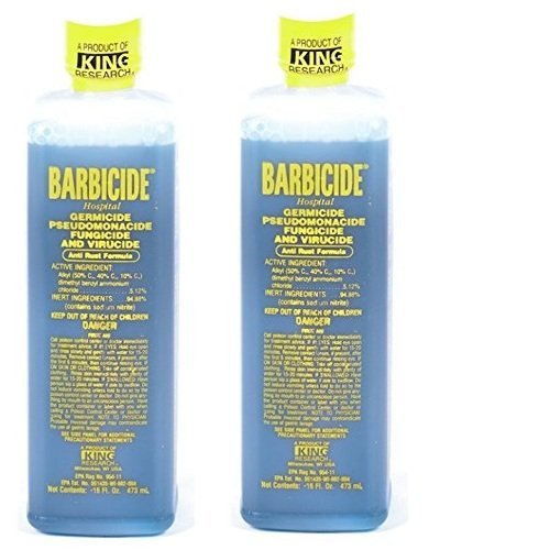 THE SHAVE FACTORY Barbicide Salon Barber Professional Disinfectant Solution 473 ml (Pack of 1) (2 Pcs Offer)