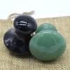 Obsidian & Green Aventurine Mushroom Massage Stones SPA Energy Stones for Therapy(2 PCS Packing) view 1