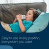 OMRON MicroAir U100 Portable Nebuliser  Compact, Silent Nebuliser Machine for Adults, Effective for Respiratory Conditions from Cold to Asthma view 4