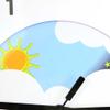 NRS Healthcare Day and Night Graphics Analogue Wall Clock (Eligible for VAT Relief in The UK) view 3