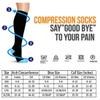 3 Pairs Compression Socks Pack - Best Medical, Nursing, Travel & Flight Socks - Running & Fitness - 15-20mmHg view 3