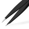 PREMYO Eyebrow Tweezers Pointed Tips - High Precision for Ingrown Hairs Splinter Plucking - Easy to Use Stainless Steel view 3