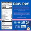 Raw Rev Glo Protein Bars, Double Chocolate Brownie Batter, 1.6 Ounce -12 Bars view 2